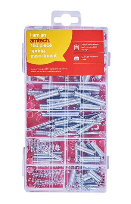 Amtech 150 Piece assorted springs