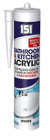 151 Bathroom & Kitchen Acrylic White