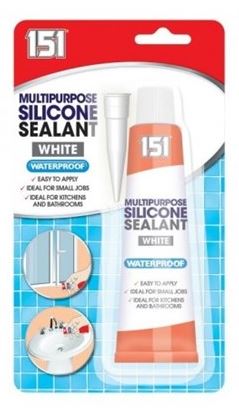 151 Multipurpose Silicone Sealant White 70g