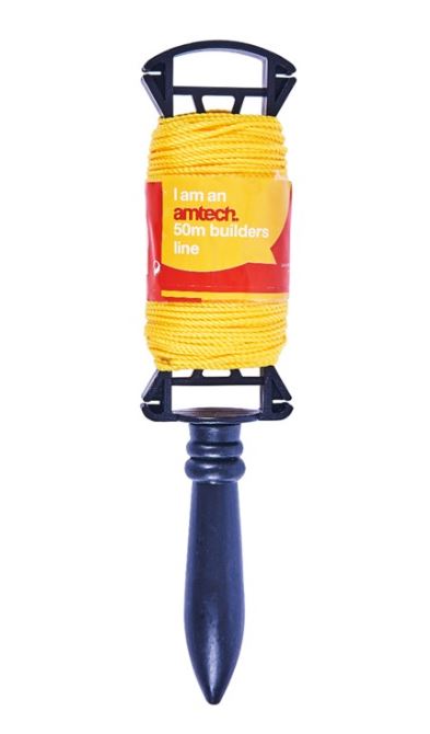 Amtech 50m Builders Line on Reel