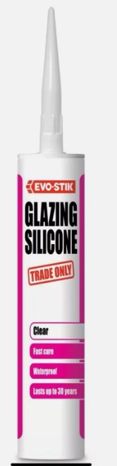Evo-Stick Glazing Silicone White