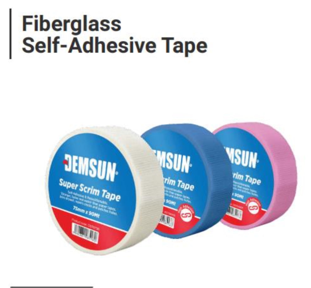FIBERGLASS SELF-ADHESIVE TAPE 8*8 48MM*90M PINK