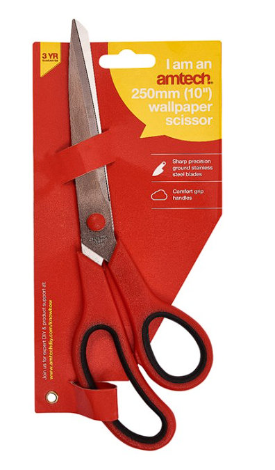Amtech 250mm (10") Pro wallpaper scissors