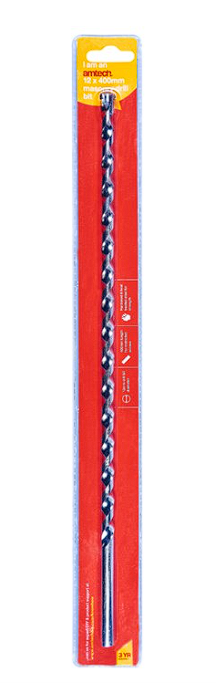 Amtech 12mm x 400mm Masonry drill bit
