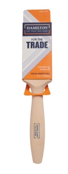 Hamilton For The Trade Fine Tip Flat Brush 2"
