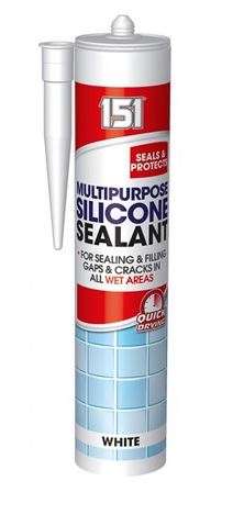 151 Multipurpose Silicone Sealant White