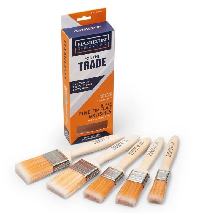 Hamilton For The Trade Fine Tip Brushes 5 Pack