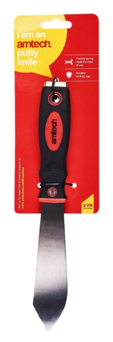 Amtech Putty knife with soft grip handle