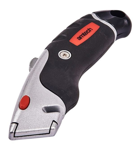 Amtech Retractable utility knife with soft grip