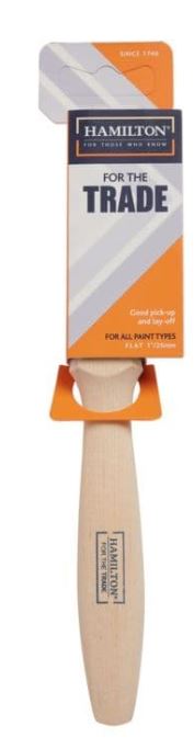 Hamilton For The Trade Fine Tip Flat Brush 1"