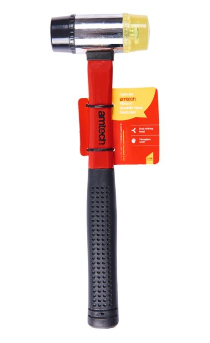 Amtech 40mm (1.6") Panel beating hammer with fibreglass shaft