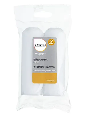 Harris Ultimate Woodwork Gloss Sleeve 4", 2pk