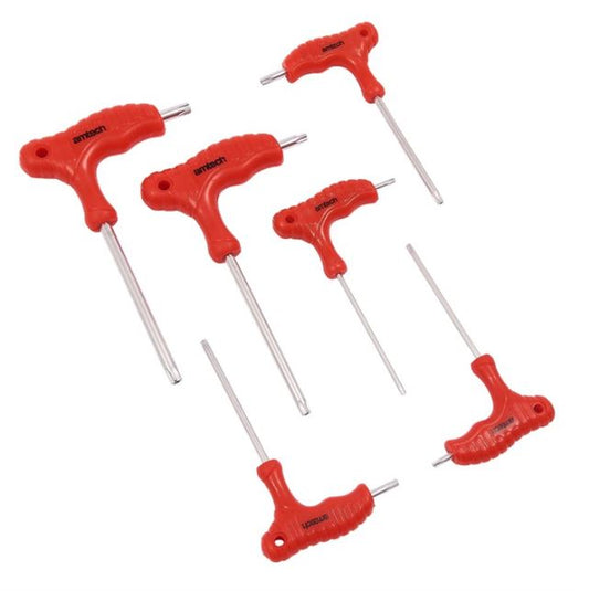 Amtech 6 Piece T-handle hex key set