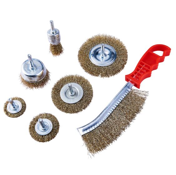 Amtech 7pc Wire Brush Set