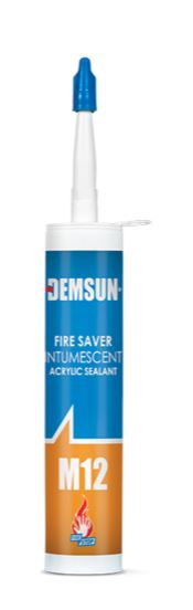 DEMSUN M12 310ML FIRE SAVER INTUMESCENT ACRYLIC TUBE
