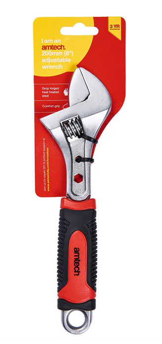 Amtech 200mm (8") Adjustable wrench