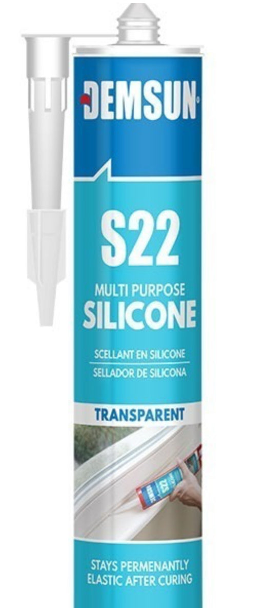 DEMSUN S22 SILICONE 280ML TRANSPARENT