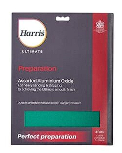 Harris Ultimate Aluminium Oxide Paper Assorted 4pk