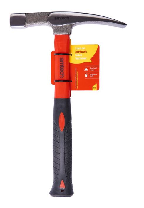 Amtech Fibreglass Handle Brick Hammer