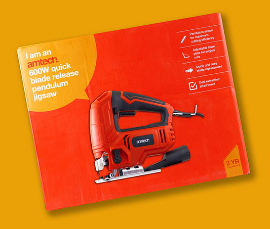 Amtech 230V 600W Pendulum jigsaw with quick blade release