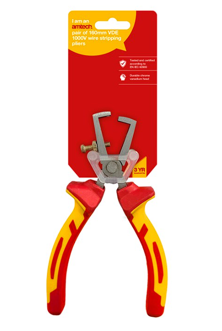 Amtech 160mm VDE wire stripper